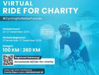 Ride for Charity #2, Gowes 899 Kilometer Medan-Sabang Peringati Dua Dekade Tsunami Aceh