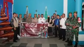 Kapolres Kepulauan Meranti Bersama Rombongan Tinjau Sejumlah Gereja