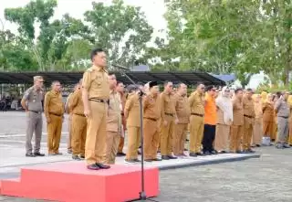 Pimpin Apel Perdana Tahun 2025, H Asmar: Samangat Baru Melayani Masyarakat