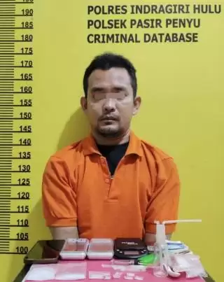 Unit Reskrim Cokok Warga Pasir Penyu Ulah Edarkan Sabu 20,22 Gram
