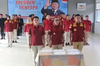 Pejabat Struktural Hingga Pegawai Rutan Kelas IIB Inhu Komit Bangun ZI Jemput WBK dan WBBM