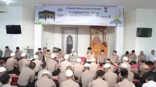 Isra Miraj Bersama Anak Yatim, AKBP Kurnia S: Gelorakan HBI Tingkatkan Iman dan Takwa