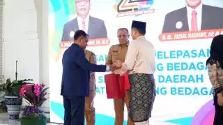 Hadiri HUT Sergai ke-21, Pj Bupati Langkat : Semangat Kolaborasi untuk Kemajuan Bersama