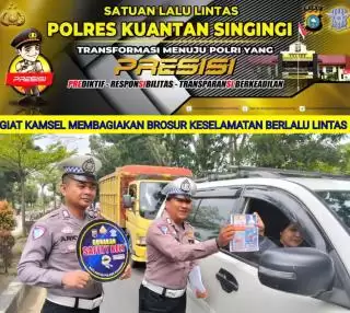 Perhatikan! Ini Info Penting Satlantas Polres Kuansing Soal Keselamatan Berlalu Lintas