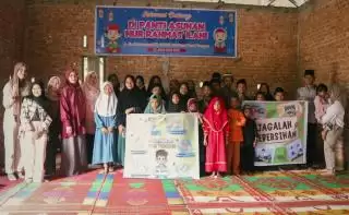 Mahasiswa BUN UNRI Wujudkan Hidup Sehat di Panti Asuhan Nur Rahmat Illahi