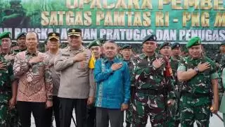 Percepatan Pembangunan Desa Dimulai, PJ Bupati Langkat Buka TMMD ke-123