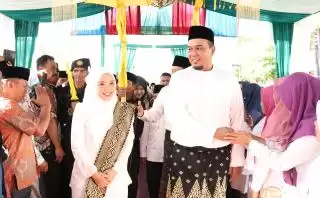 Bupati dan Wabup Inhu Ikuti Acara Sakral di Rumah Negara