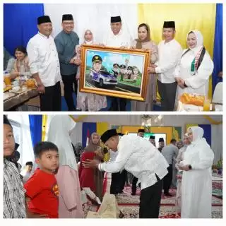 Hari Pertama Bertugas, Bupati Langkat Syah Afandin Gelar Buka Puasa Bersama dan Lepas Tim Safari Ramadhan