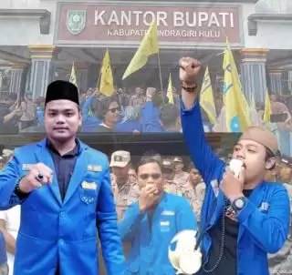 PC PMII Seru Ormawa dan Cipayung Plus Kawal 100 Hari Kerja Bupati dan Wabup Inhu