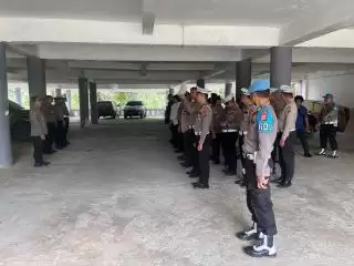 Total 40 Personel Polisi Diterjunkan Kawal Paripurna Pidato Perdana Bupati Kuansing 2025