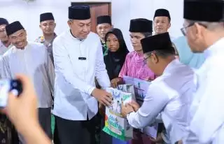 Di Bagan Melibur Wabup Kepulauan Meranti Safari Ramadhan