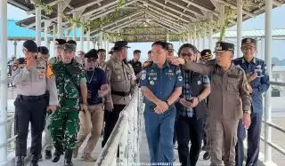 Tinjau Pelabuhan Tanjung Harapan, H Asmar Bilang Arus Mudik Ramai Lancar