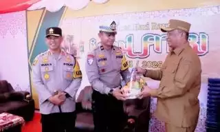 Kapolres dan Bupati Rohul Tinjau Pos Pam Lebaran 2025