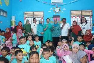 Pastikan Standar Pelayanan Minimal Terlaksana Dengan Baik, Ketua TP PKK Sumut Kunjungi Posyandu di Kota Binjai