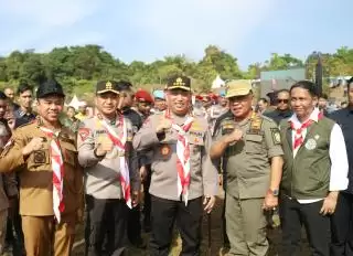 Ikuti Pembukaan Jambore Karhutla 2025, Ini Harapan Bupati Kepulauan Meranti