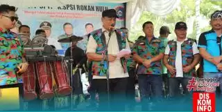 Bupati Rohul Hadiri Peringatan May Day 2025 di Bundaran Ratik Togak Pasir Pengaraian