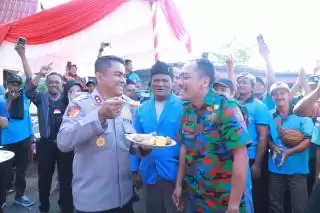 Peringatan Hari Buruh 2025 Sukses PC FSPTI-KSPSI Apresiasi Kapolres Inhil