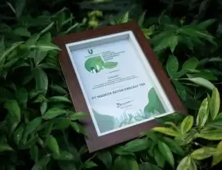 WSBP Terima Penghargaan The Best Corporate Emmision Reduction Transparency Awards 2025