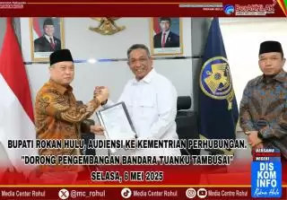 Audiensi Bersama Kemenhub, Bupati Rohul Dorong Pengembangan Bandara