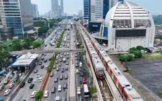 Lampaui Target, LRT Jabodebek Layani 202 Ribu Pengguna Selama Libur Panjang Waisak