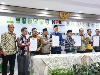 Perkuat Sinergi, Bupati Kepulauan Meranti Rakor Bersama KPK RI di Gedung Merah Putih