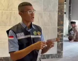 Tim Linjam PPIH Sektor 4 Mekkah Taja Sosialisasi Cara Aman Gantung Nusuk