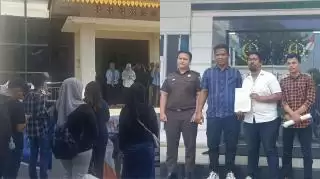 Usai Demo Dinkes Medan, Forum BEM Pemerhati Keadilan Sumut Lapor Kejati Sumut