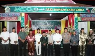 Buka  MTQ Tingkat Desa Rambah Samo Barat, Ini Petuah Wabup Rohul