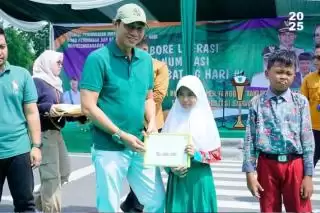 Pemkab Batang Hari Adakan Kegiatan Lari Santai Peringatan Hardiknas