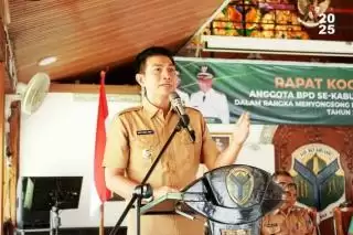 Bupati Fadhil Arief Buka Rakor Anggota BPD se-Kabupaten Batang Hari