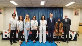 Faculty of Humanities Binus University Taja Studium Generale bersama Delegasi UE