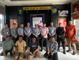 Berantas Narkoba, Polres Bengkalis Proses Hukum Beberapa Orang Penghuni Lapas Kelas II A Bengkalis