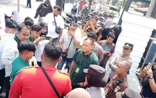 Mahasiswa Geruduk DPRD dan Kejari Binjai, Protes Galian Pipa PT NK Rugikan Warga