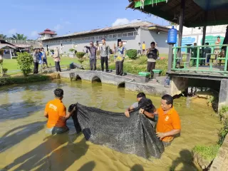 Program Ketahaan Pangan Rutan Kelas IIB Rengat Dipanen