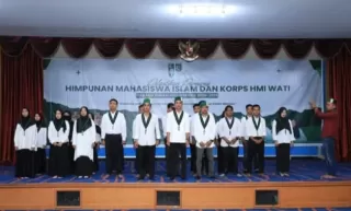 Wabub Rohul Hadiri Pelantikan HMI  Cabang Rokan Hulu