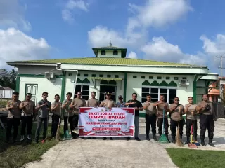 Polsek Tebingtinggi Gelar Bakti Religi di Tempat Ibadah Sambut HUT Bhayangkara ke79 2025