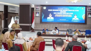 Bupati Langkat Syah Afandin Sampaikan Prioritas Pembangunan di Hadapan Banggar DPRD Sumut