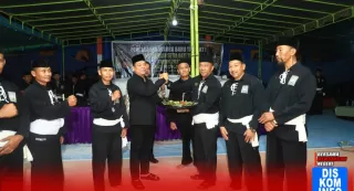 Wabup Rohul Hadiri Malam Pengesahan Calon Warga Baru PSHT Rohul 2025
