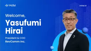 RevComm Tunjuk Mantan VP Rakuten, Yasufumi Hirai, sebagai President dan COO
