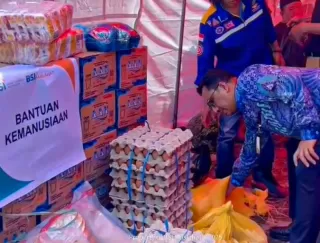 BSI Maslahat Salurkan Bantuan Kemanusiaan Buat Penyintas Banjir di Bantaeng