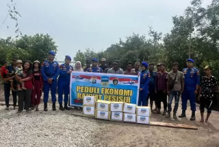 Satpolairud Gelar JALUR masyarakat Pesisir di Kepulauan Meranti