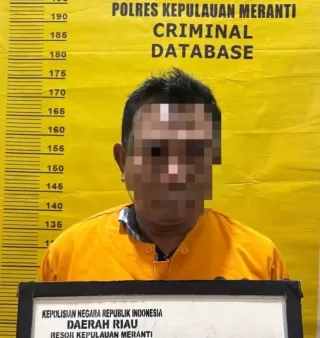 Polres Kepulauan Meranti Borgol Pelaku Cabul Anak Bawah Umur Mau Kabur ke Malaysia