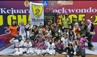 Wow! Dojang King Dragon Juara Umum 3 di Kejuaraan Taekwondo Riau Challenge 2025