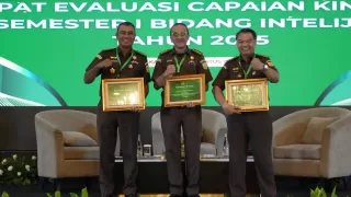 Kejati Sumut Raih Penghargaan Intelijen Terbaik III Nasional