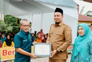 Bantu Perangi Stunting, PTPN Group Jadi Bapak Asuh Puluhan Anak di Inhu
