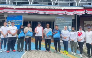 Rayakan HUT RI ke-80, Kanwil Ditjenpas Sumut Bantu Warga Lewat Sembako
