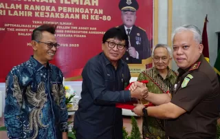 Kejati Sumut Gelar Seminar HARLAH ke-80 Kejaksaan RI: Fokus Follow The Money & Follow The Asset
