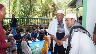 Bupati Langkat Syah Afandin Santuni 500 Anak Yatim di Pantang Suluk Akbar Muharram