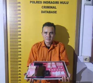 Polres Inhu Ringkus Pelaku Sabu Jebolan Rutan Sumut 'Kabur'
