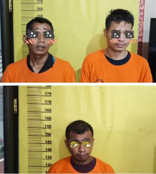 Ulah Narkoba Tiga Warga Rimpian Inhu Diringkus Polisi